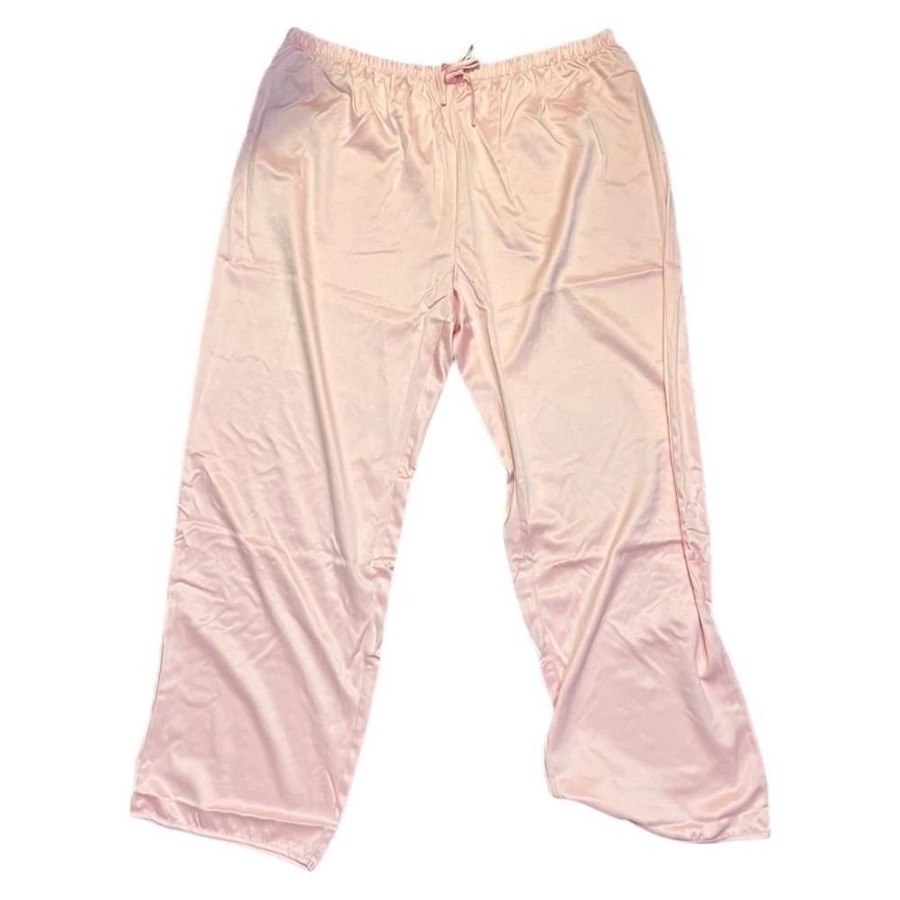 Frederick’s of Hollywood baby pink satin pajama set size 2x and 3x NWT - Picture 4 of 10